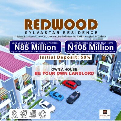 5 bedroom duplex in Lifecamp Abuja